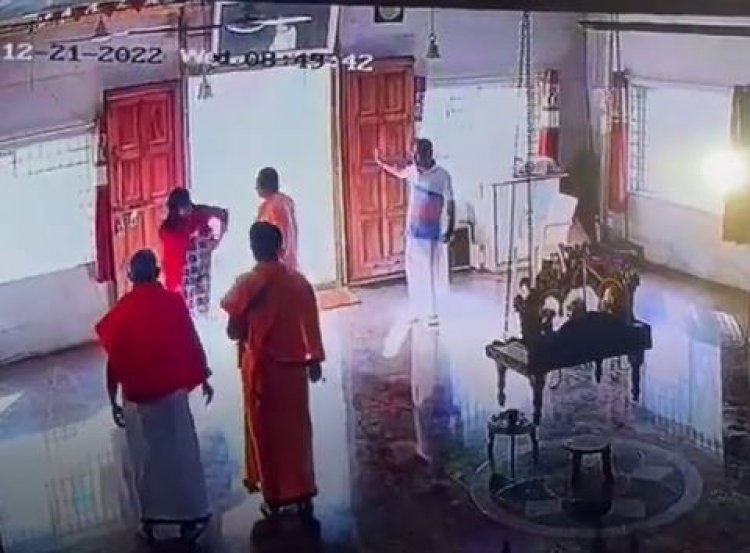 Kicked and slapped, the woman wanted to sit next to God as her husband