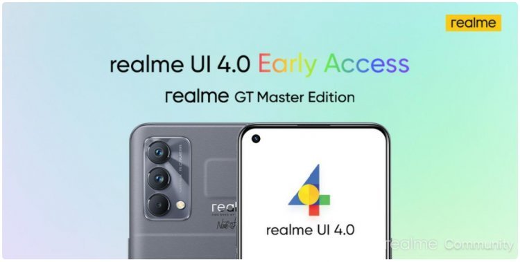 Realme begins official rollout of realme UI 4.0 Early access for realme GT Master Edition