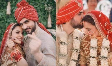 Chak De! India co-star Vidya Malavade posts pictures of Chitrashi Rawat and Dhruvaditya Bhagwanani's marriage.