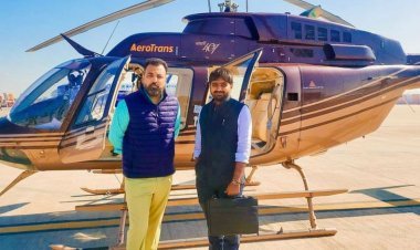 Entrepreneur Uttpal Patel meets Lakshyaraj Singh Mewar, the King of Udaipur