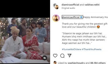 Dia Mirza shared a special video on the wedding anniversary