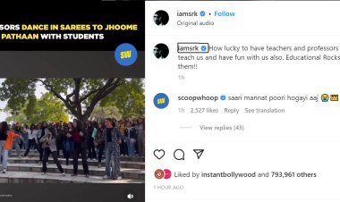 Delhi University's female professors go crazy for Pathaan: Shah Rukh Khan shares video