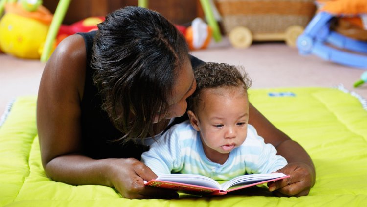Study on children's linguistic development: Read a few pages of a book to a 2-week-old baby every day