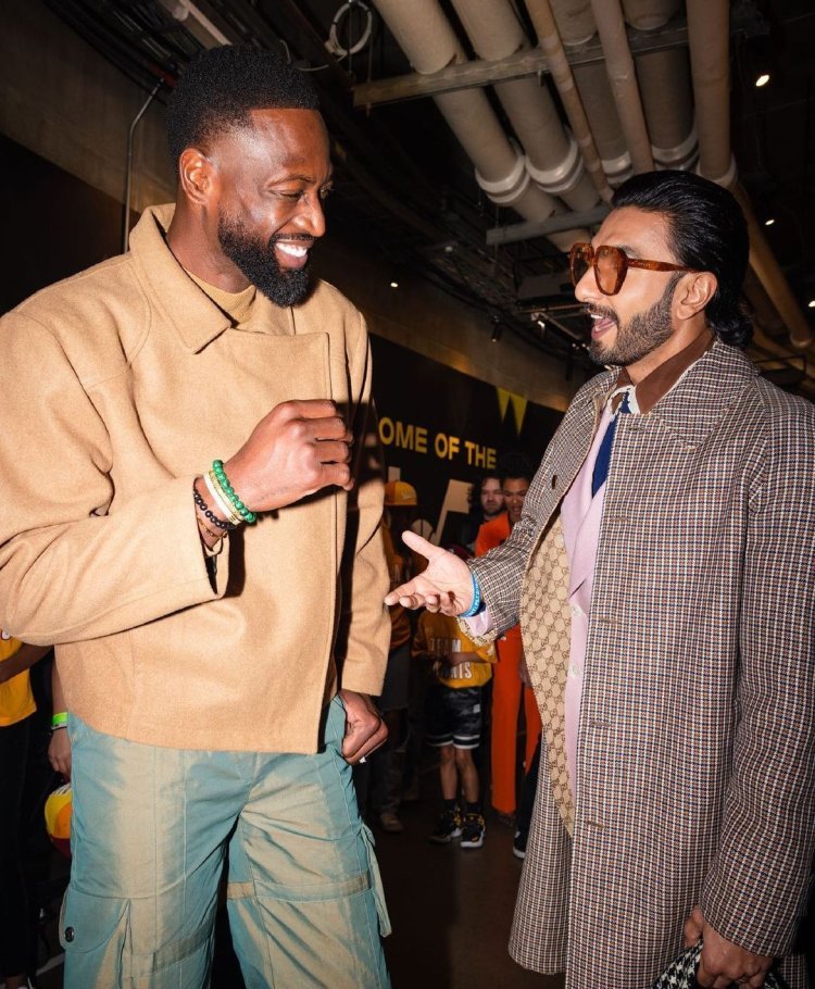 NBA Legends Wade and Antetokounmpo Praise Ranveer Singh's Team Spirit and Pre-Game Speech at Celebrity Game
