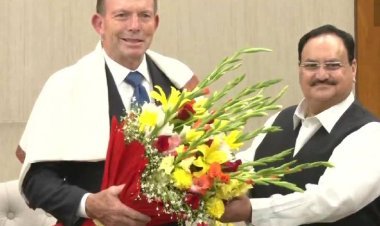 Former Australian PM Tony Abbott meets Nadda: Conversation at BJP HQ as part of 'Know BJP' campaign
