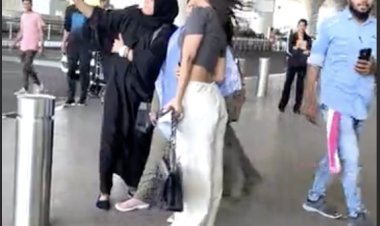 Suhana Khan spotted at the airport: seen in a simple look