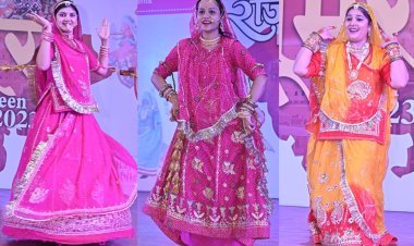 Sadbhavna Parivar Foundation hosts Rajasthan Ghoomar Queen 2023 Semi-Final Round in Jaipur