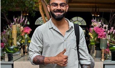 Virat Kohli got a new tattoo done on his right hand