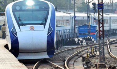 Vande Bharat train reached Jaipur for the first time: brought to Jaipur by running at a speed of 110 KM