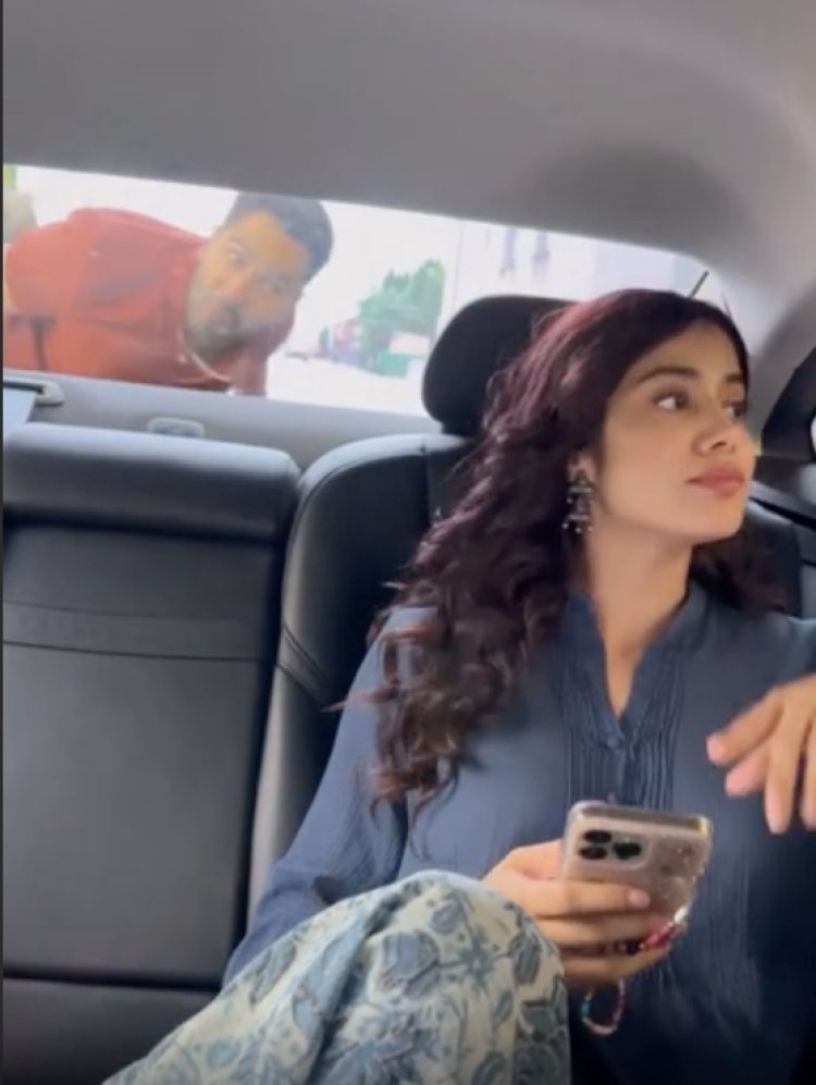 Varun wished Janhvi a funny birthday; Actor was seen running behind the car