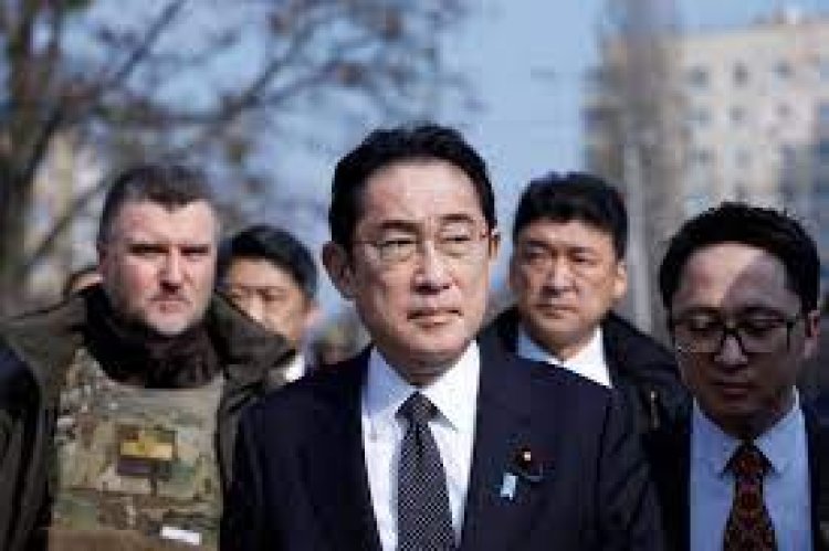 Japan's PM Kishida reached Ukraine: stopped in Poland for some time and reached Kyiv by train