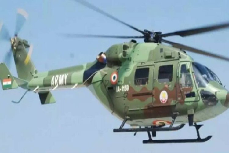 Emergency landing of ALH Dhruv helicopter in Kerala