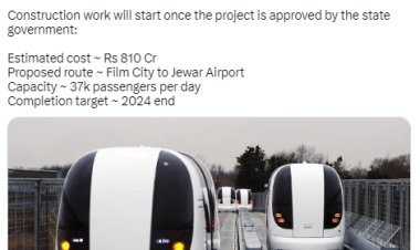 Country's first pod taxi service will start soon in Noida