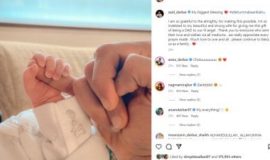 Zaid Darbar shared the first photo of his son, said- I will be indebted to beautiful and strong Gauhar Khan