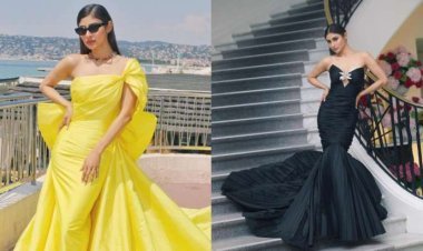 Mouni Roy debuts at Cannes Festival, walks on red carpet wearing black glasses