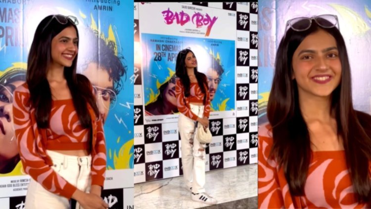 Kashika Kapoor's Chic Look Steals the Show at 'Bad Boy' Movie Private Screening