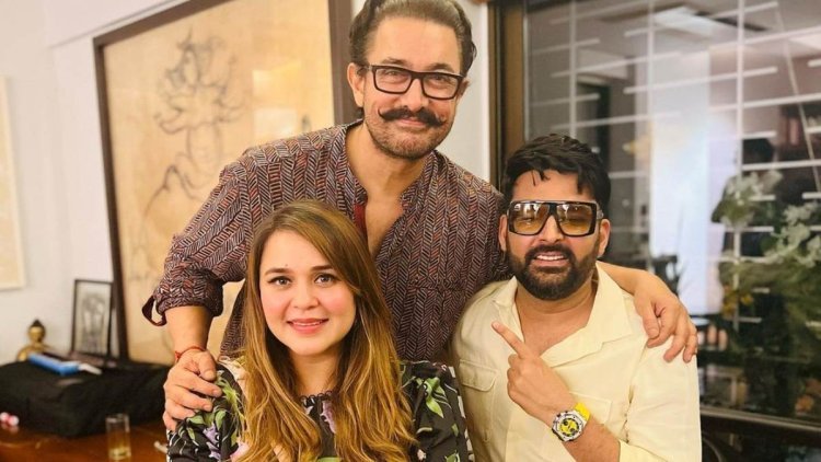 Aamir Khan hosted a party for Kapil Sharma and Ginni at home, pictures of the get-together surfaced