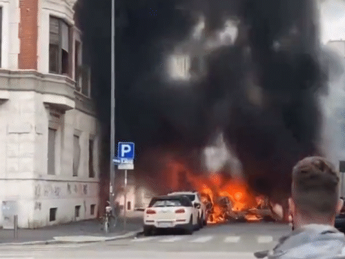Gas cylinder blast in Italy's Milan: The area has been sealed