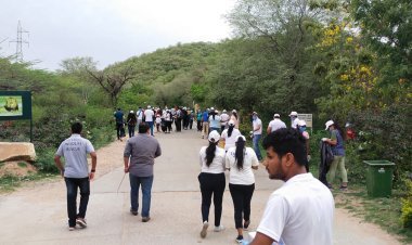 Special cleaning campaign started in Nahargarh Biological Park: Ranger Nitin Sharma said - Do not use plastic in the park
