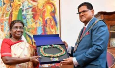 Draupadi Murmu receives Suriname's highest civilian award: She becomes the first Indian to receive the award