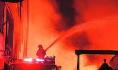 Fire broke out in the cemetery room in Jaipur: first vandalized in the dark of night