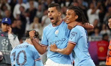 Manchester City won the UEFA Champions League for the first time: beat Inter Milan 1–0 in the final