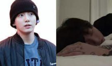 K-Pop star Jungkook fell asleep during the live session, 6 million fans watched the BTS singer for 21 minutes