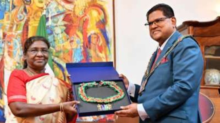 Draupadi Murmu receives Suriname's highest civilian award: She becomes the first Indian to receive the award