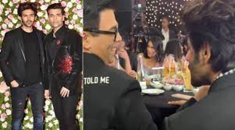 'Dostana' again between Kartik Aaryan and Karan Johar? hug each other on this occasion
