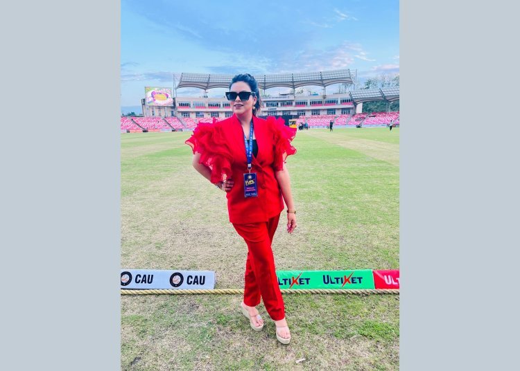 RJ Devanggana hosts Uttarakhand's first ever Cricket Premier League