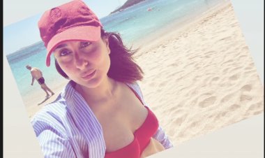 Kareena-Saif Photo: Kareena Kapoor-Saif Ali Khan enjoyed a romantic lunch date on the beach in London, photo viral