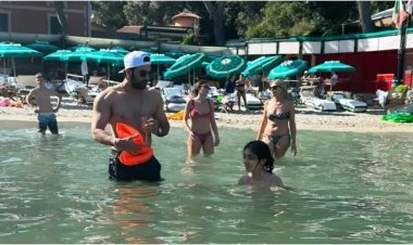 Ranbir Kapoor seen in the swimming pool with niece Samara, fans heartbroken over shirtless look