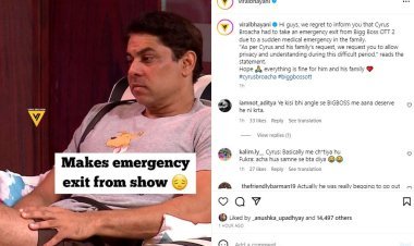 Bigg Boss OTT 2: Because of this Cyrus Broacha suddenly left the show, statement came from the family