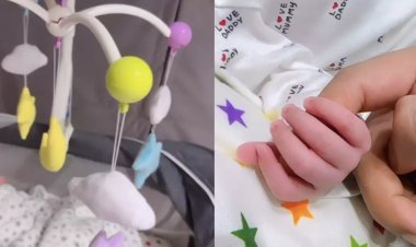 Sana Khan was seen reciting the Quran to a 10-day-old son, shared a photo, and showed a glimpse of Syed Tariq