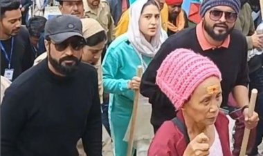 Sara Ali Khan reached Baba Barfani temple to see Tilak on forehead, video from Amarnath Yatra went viral