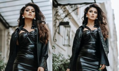 Urvashi Rautela Stuns in Bold Attire During World Cup Trophy Launch at Eiffel Tower