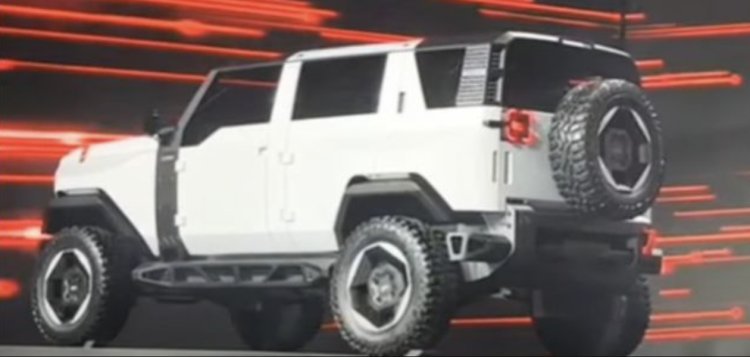 First glimpse of Mahindra Thar EV 5 Door surfaced, know how different the design is from Thar with ICE engine