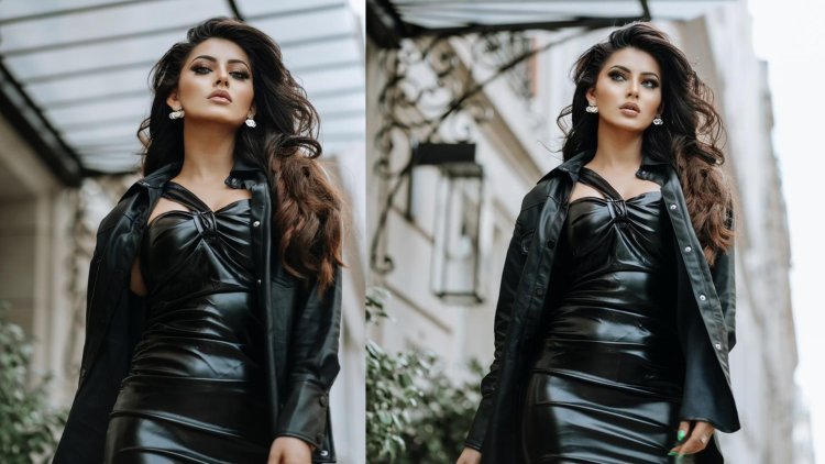 Urvashi Rautela Stuns in Bold Attire During World Cup Trophy Launch at Eiffel Tower