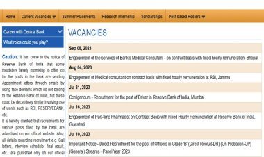 RBI Recruitment 2023: Reserve Bank of India will issue notification today for the recruitment of 1000 assistants.