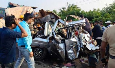 Karnataka Road Accident: Massive collision between three vehicles in Vijayanagar, seven people died