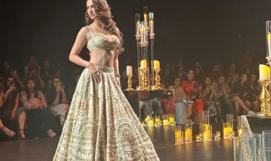 Disha Patani's Enchanting Appearance at Lakme Fashion Week 2023