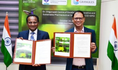 Granules India Limited and NIPER Join Forces to Establish Dr. Chigurupati Center of Excellence for Sustainable Pharmaceutical Innovation