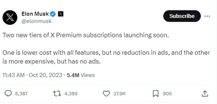 Elon Musk will soon bring two new subscription plans for X users, know what benefits will be available