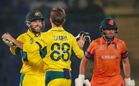 Australia's Dominant Win Over Netherlands Sets Numerous Records
