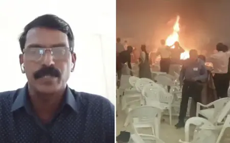 Person named Martin took responsibility for the blast in the convention center, surrendered and also presented evidence