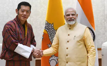 Bhutan's King Wangchuck is coming to India today, will meet these leaders including PM Modi