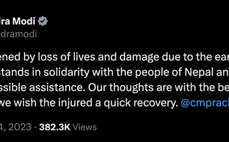 'India stands with Nepal in difficult times', PM Modi assures all possible help