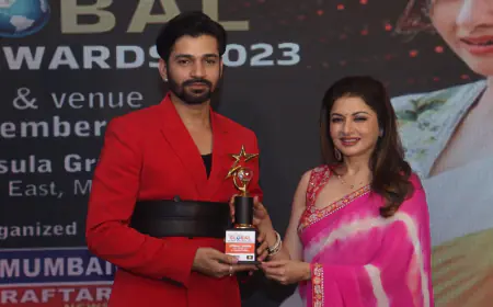Global Glory Awards 2023 Shines Bright with Star-Studded Inaugural Night Featuring Chief Guest Bhagyashree Dasani