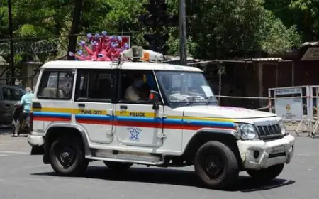 There was mourning on the occasion of Diwali, police jeep crushed 4 people      