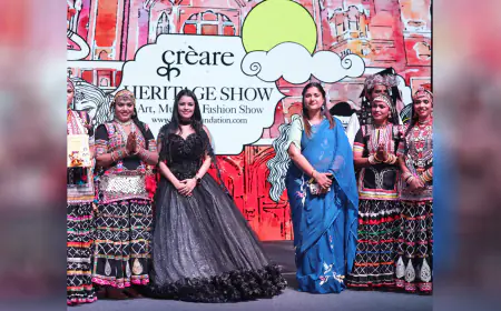 Shanaya Sharma Shines in Iconic Attire at Creare Heritage Show, Blending Glamour with Advocacy